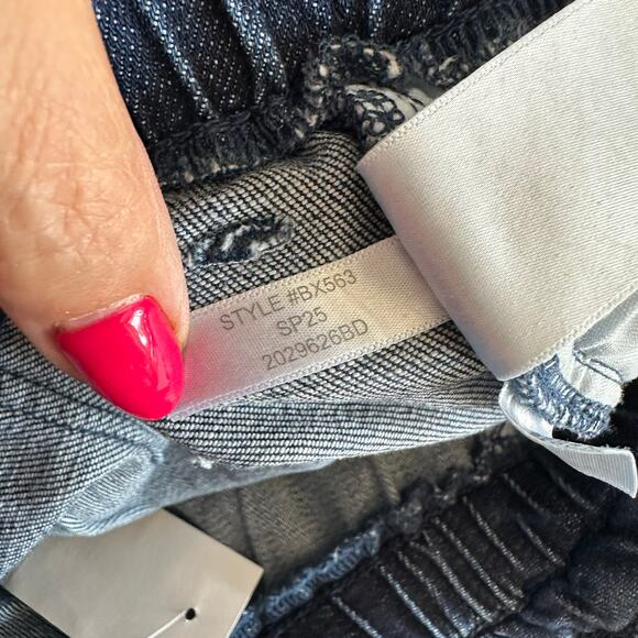 J.Crew Women’s Paper Bag Jean Blue Denim BX563 | Size 25 New - Picture 7 of 10